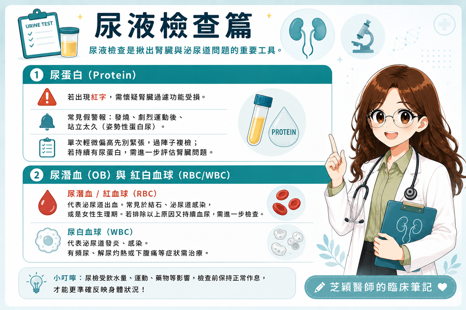 健檢報告怎麼看：尿液檢查篇